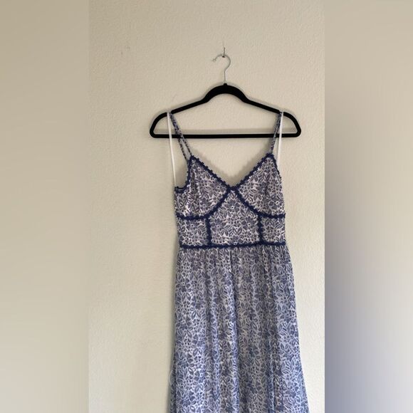 NSR Lace Midi Corset Spaghetti Strap Dress - Picture 5 of 10